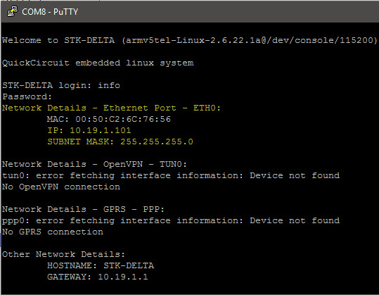 Device IP Address